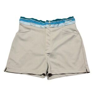 Vintage Lady Swingster 1980s Athletic Shorts Gray Waist Size L 28-30‎